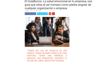 El GuíaBurros: La salud emocional en tu empresa, recomendado en el medio online Colaborum