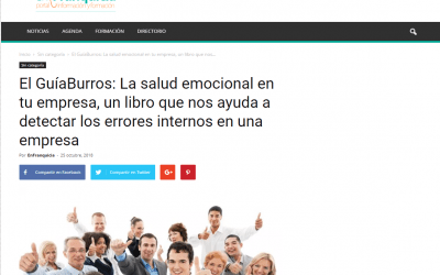 El medio online EnFranquicia recomienda el GuíaBurros: La salud emocional en tu empresa, de Sebastián Vázquez